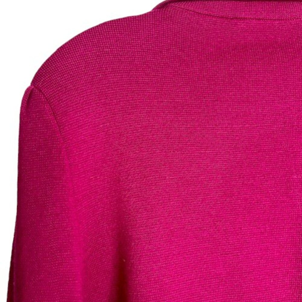 Talbots Raspberry Red Knit Blazer Jacket - Picture 7 of 10